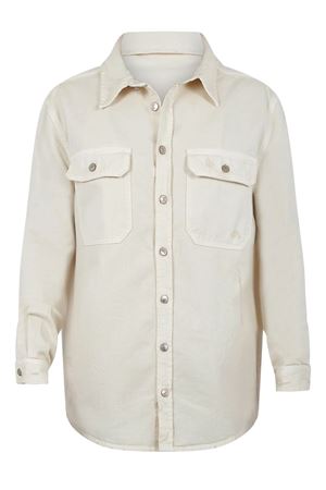 Cream white cotton shirt YES LONDON | XCM7170PANNA